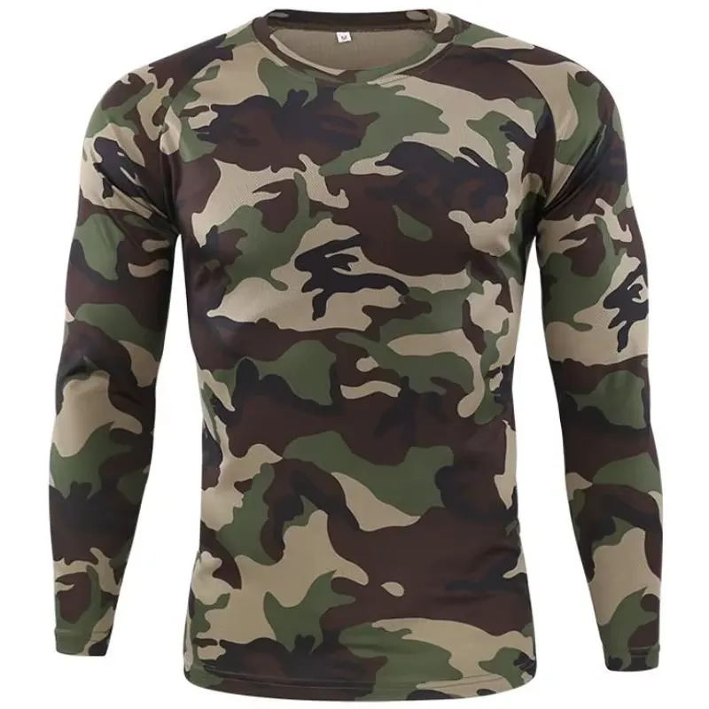 Outdoor Hunting Prints - Camiseta de manga larga para hombre,