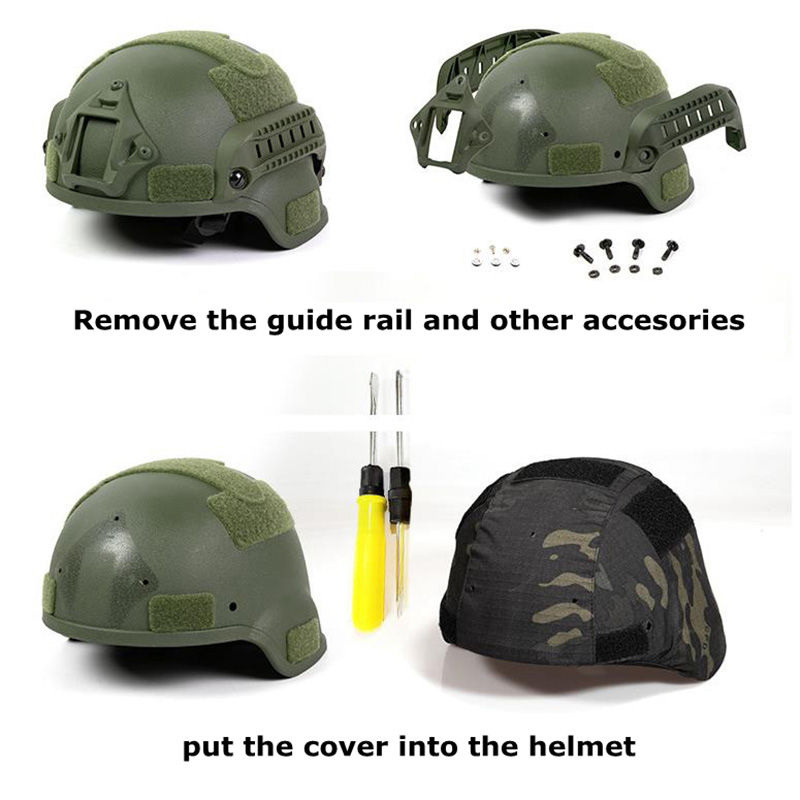 Funda Táctica para Casco MICH2 - Camo Face Paint reseña y precio