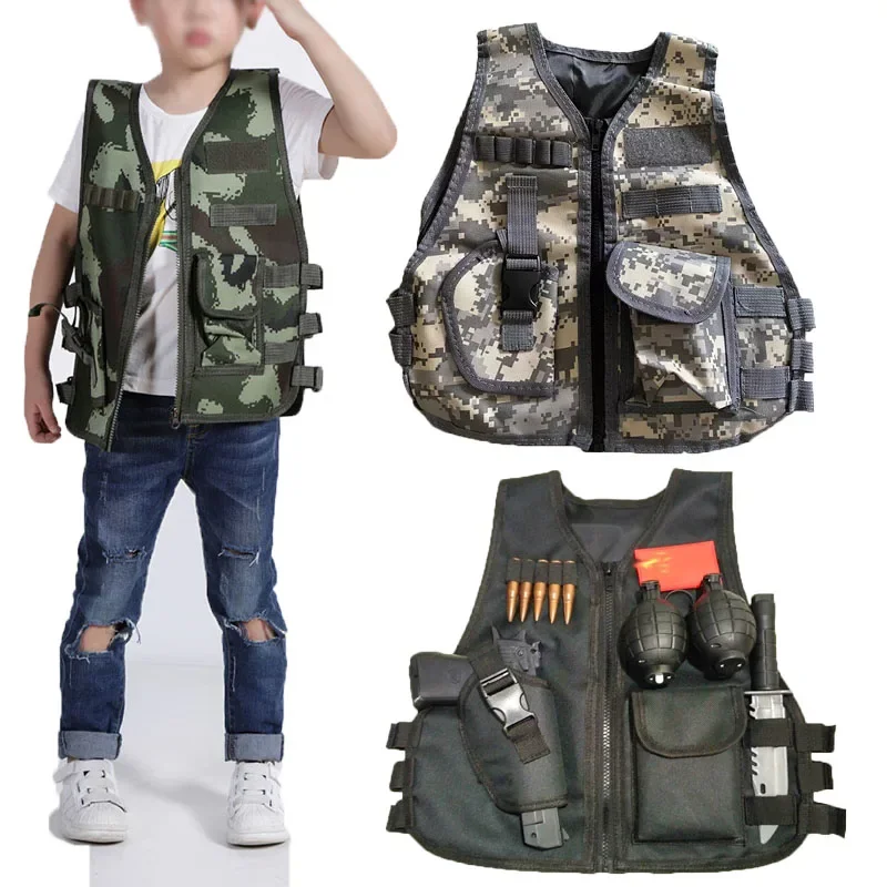 Chaleco táctico para niños y n - Outdoor Hunting Games For Kids reseña y precio