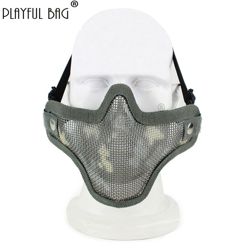 Máscara de media cara de malla - Camo Face Paint reseña y precio