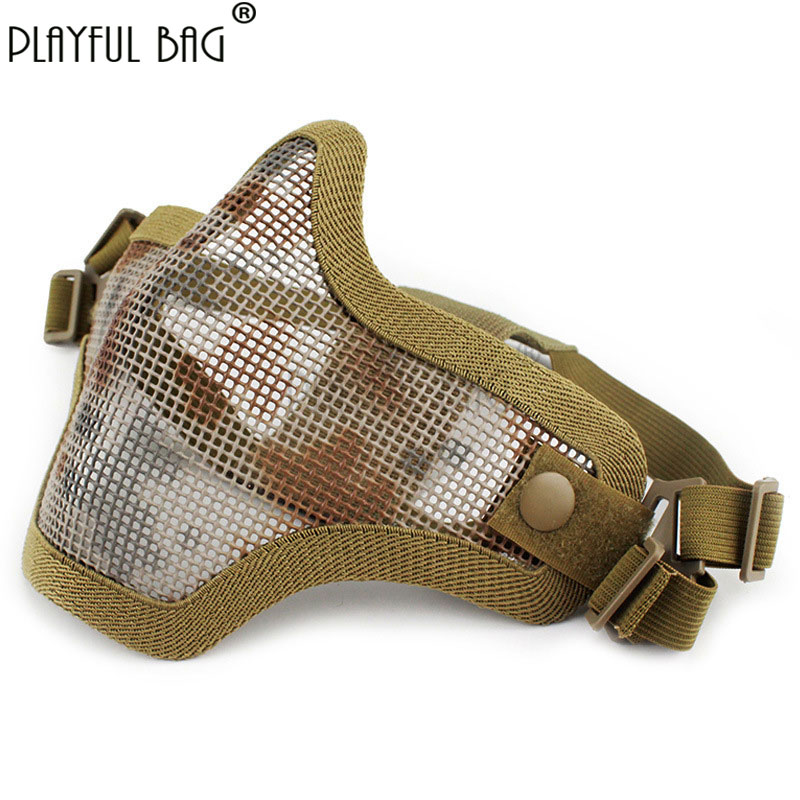 Máscara de media cara de malla - Camo Face Paint reseña y precio