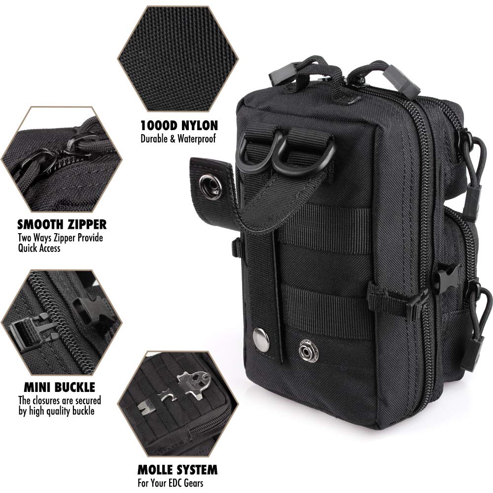 Mini Bolsa Utilitaria Molle, B - Outdoor Hunting Gear Storage reseña y precio